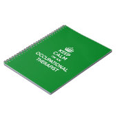 Carnet GARDEZ LE CALME que je suis UN CADEAU de (Côté gauche)