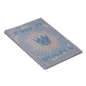 Carnet Gardez-le simple : Pastel Royal Clarity Motif Art (Côté Droit)
