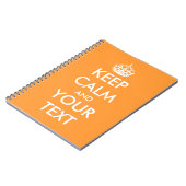 Carnet Gardez l'offre faite sur commande calme de papier (Côté gauche)