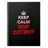 Carnet Gardez vos distances (Devant)