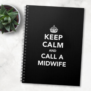 Carnet Gardez votre calme et appelez une sage-femme