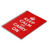 Carnet Gardez votre calme et continuez (Côté gauche)