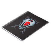 Carnet Gardien argenté de bouclier de dragon (Côté gauche)