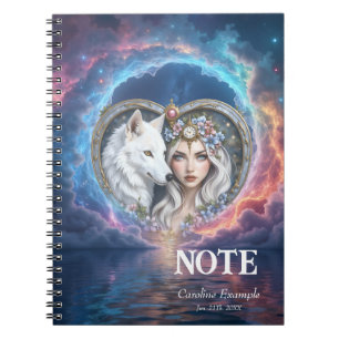 Carnet Gardien au clair de lune du Cœur Éternel.