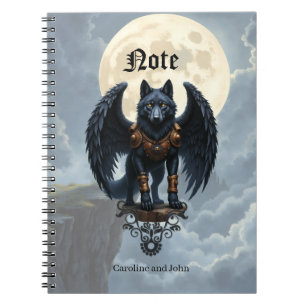 Carnet Gardien de la Lune – Le Loup aux Ailes Noires.