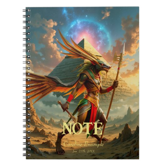 Carnet Gardien de la Porte Céleste – Anubis (Devant)