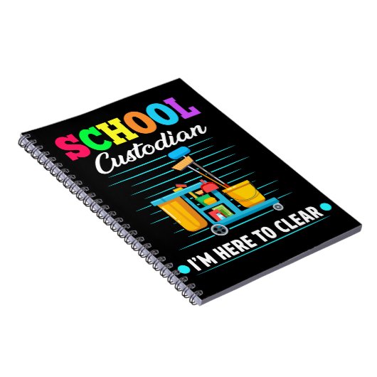 Carnet Gardien de l'école Nettoyage Janitor Gardien (Côté Droit)