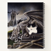 Carnet Gargoyle noir blanc (Dos)