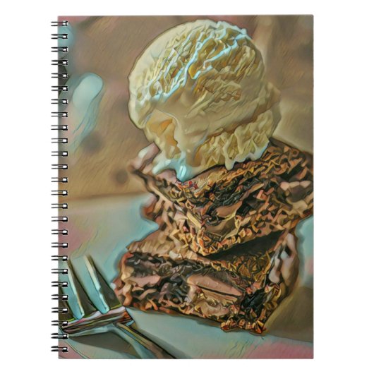 Carnet Gâteau à la crème glacée au chocolat (Devant)
