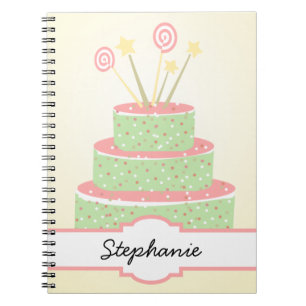 Carnet Gâteau de confettis • Gâteau d'anniversaire ve
