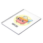 Carnet Gâteau de Fée Gâteau Amusant Cupcake Pun  (Côté gauche)