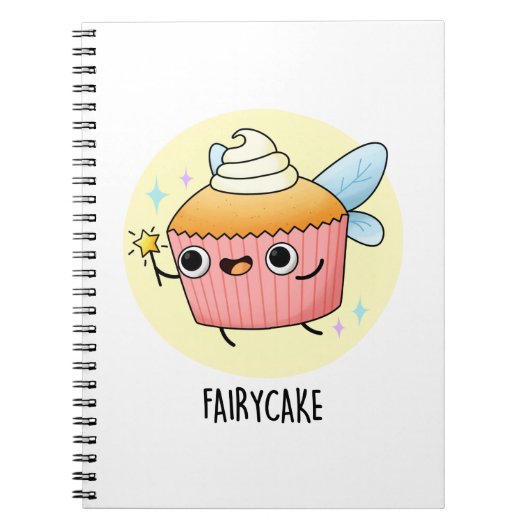 Carnet Gâteau de Fée Gâteau Amusant Cupcake Pun  (Devant)