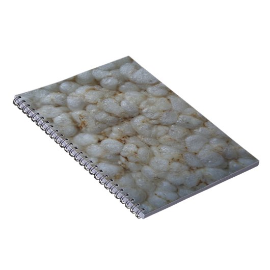 Carnet Gâteau de riz, Alimentation saine, Snack blanc (Côté Droit)