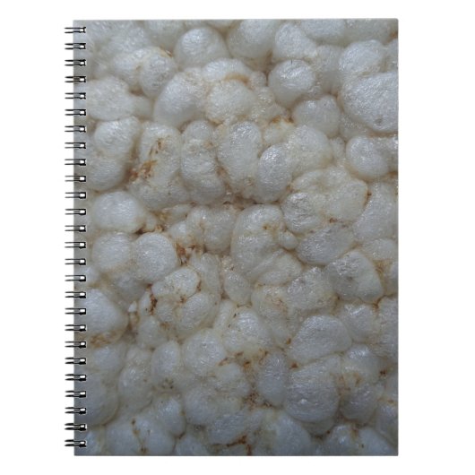 Carnet Gâteau de riz, Alimentation saine, Snack blanc (Devant)