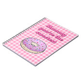 Carnet Gâteau Donut Rose le Plus Sucré (Côté gauche)
