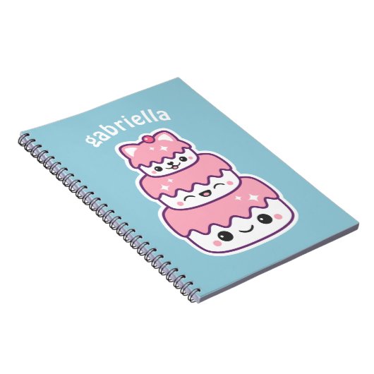 Carnet Gâteau mignon de chat de Kitty (Côté Droit)