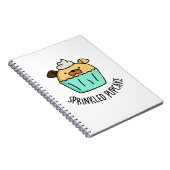 Carnet Gâteau Pupcake saupoudré Blague drôle de chiot Cup (Côté Droit)