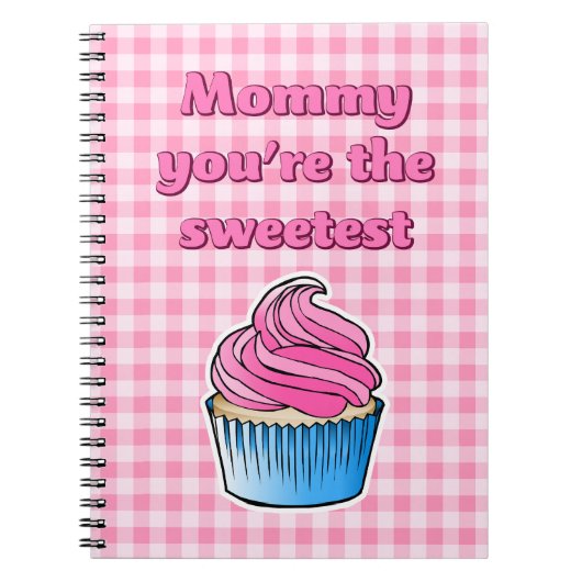 Carnet Gâteau rose le plus doux (Devant)