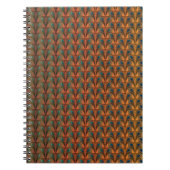 Carnet Gatsby Grandes plumes design art déco (Devant)