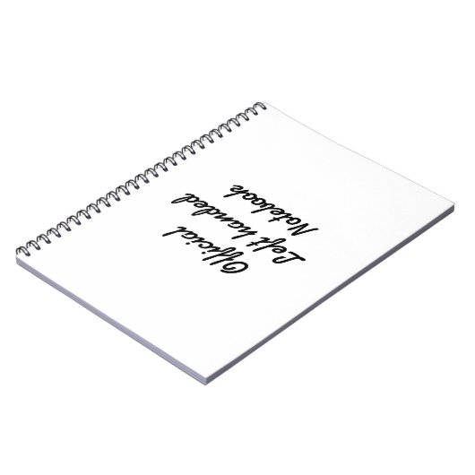 Carnet gaucher (Côté gauche)