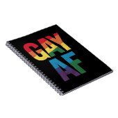 Carnet Gay AF LGBT Pride Gay Gift Pride Mois (Côté Droit)