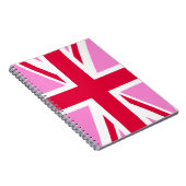 Carnet GAY PRIDE britannique (Union Jack rose) (Drapeau b (Côté Droit)