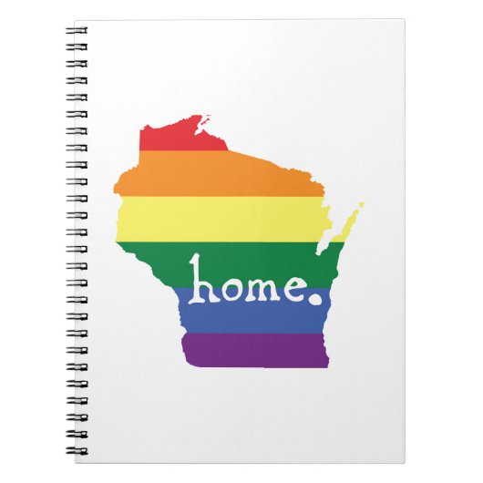 Carnet Gay pride du Wisconsin| Carte de la maison (Devant)
