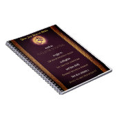 Carnet Gayatri Mantra sanskrit et anglais (Côté Droit)