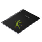 Carnet Gecko avec (ou sans) votre texte (Côté gauche)
