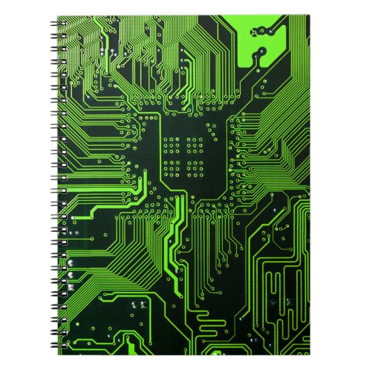Carnet Geek de la carte de circuit électronique Nerd PCB (Devant)