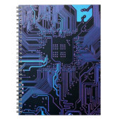 Carnet Geek Sortie carte de circuit électronique Nerd PCB (Devant)