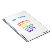 Carnet Geek's Rainbow (Côté Droit)