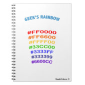 Carnet Geek's Rainbow (Devant)