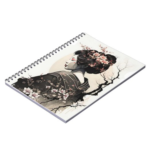 Carnet Geisha japonaise (Côté gauche)