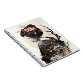 Carnet Geisha japonaise gracieuse - (Côté Droit)