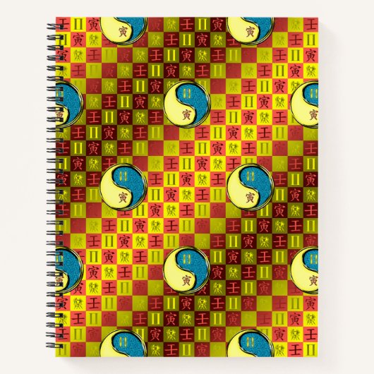 Carnet Gémeaux & Tigre d'eau (Devant)