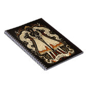 Carnet Gemini Celestial Zodiac Art (Côté Droit)