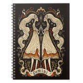 Carnet Gemini Celestial Zodiac Art (Devant)