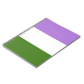 Carnet Genderqueer Pride (Côté gauche)