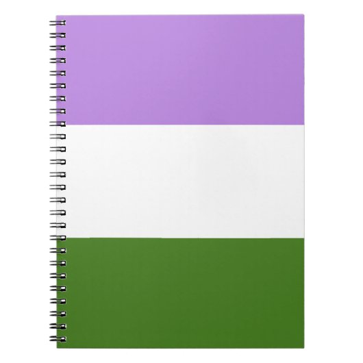 Carnet Genderqueer Pride (Devant)