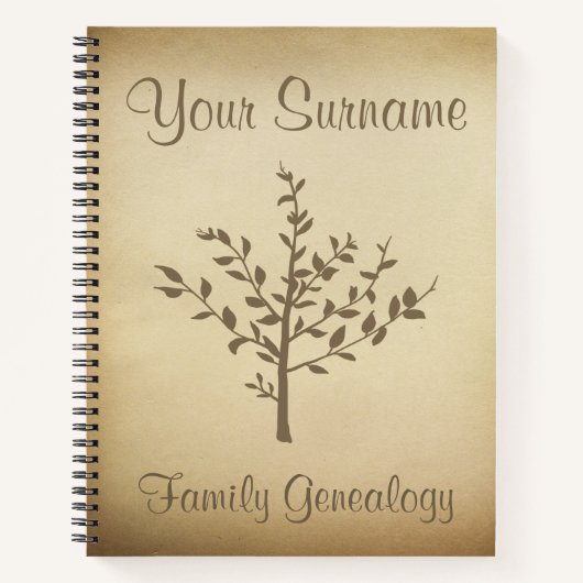 Carnet Généalogie (Devant)