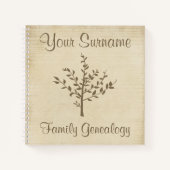 Carnet Généalogie familiale (Devant)