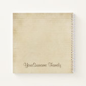 Carnet Généalogie familiale (Dos)