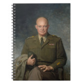 Carnet Général Dwight Eisenhower Portrait peint 5 étoiles (Devant)