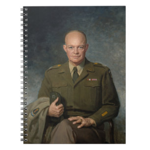 Carnet Général Dwight Eisenhower Portrait peint 5 étoiles