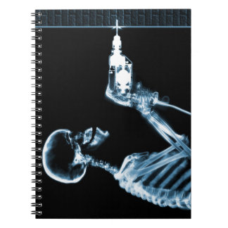 Carnet Générateur de squelette bleu X-Ray