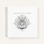 Carnet Generator Human Design type (Devant)
