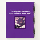 Carnet Gengar Mal En Couleur violet De Pokemon (Dos)