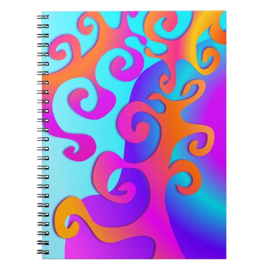 Carnet génial de trio d'arbre (Devant)