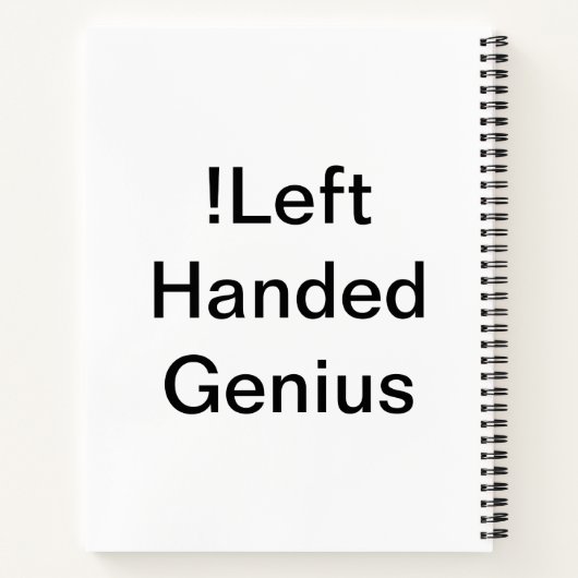 Carnet ! Génie à gauche (Dos)